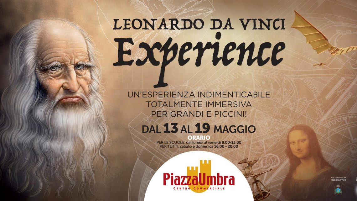 ‘LEONARDO DA VINCI EXPERIENCE’ PIACE: SUCCESSO A PIAZZAUMBRA