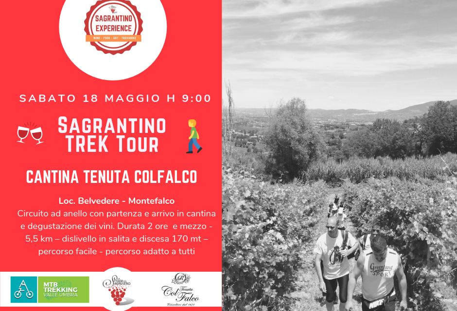 A PIEDI TRA LE COLLINE IL PROSSIMO APPUNTAMENTO DI SAGRANTINO EXPERIENCE