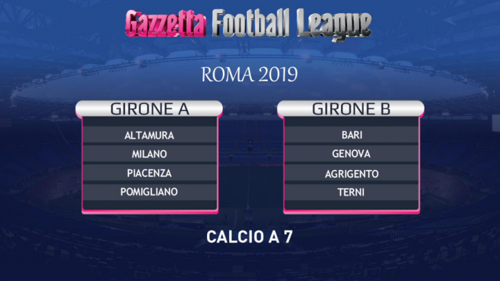 TERNI NEL GIRONE B DELLA FINALE NAZIONALE DI CALCIO A7 DI GAZZETTA FOOTBALL LEAGUE