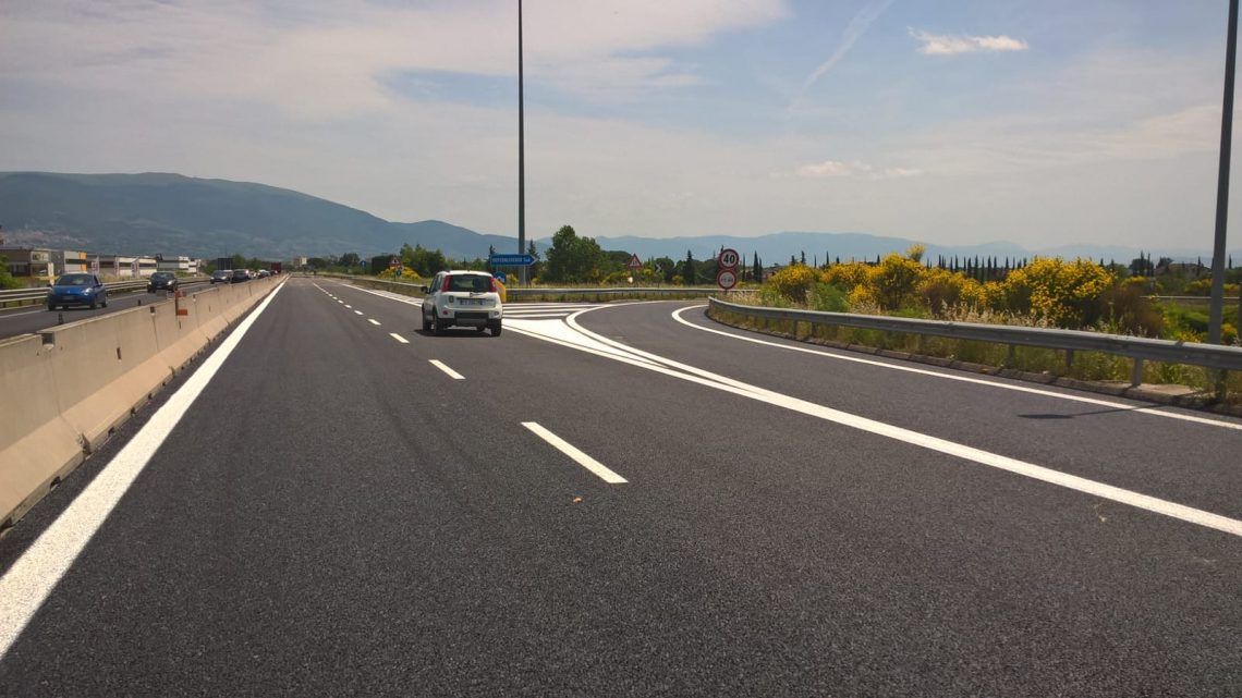 UMBRIA, ANAS: ULTIMATI I LAVORI SULLA SS75 “CENTRALE UMBRA” A OSPEDALICCHIO (PG)
