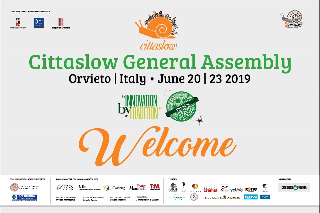 ORVIETO SI PREPARA AD ACCOGLIERE I DELEGATI DELL’ASSEMBLEA INTERNAZIONALE DI CITTASLOW. 20-21-22-23 GIUGNO 2019