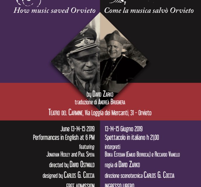 XIVª EDIZIONE  ORVIETO 9 – 23 GIUGNO 2019  “CONVERSIONI: DESIDERI E (IN)DECISIONI DEL CAMBIAMENTO”:XIVª EDIZIONE  ORVIETO 9 – 23 GIUGNO 2019  “CONVERSIONI: DESIDERI E (IN)DECISIONI DEL CAMBIAMENTO”: “COLLOQUIA. COME LA MUSICA SALVÒ ORVIETO” E 75° ANNIVERSARIO DEL PATTO “ORVIETO CITTÀ APERTA”