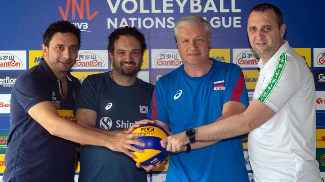 CONFERENZA STAMPA ALLENATORI CHE PARTECIPANO ALLA POOL N13 DELLA VOLLEY NATIONS LEAGUE