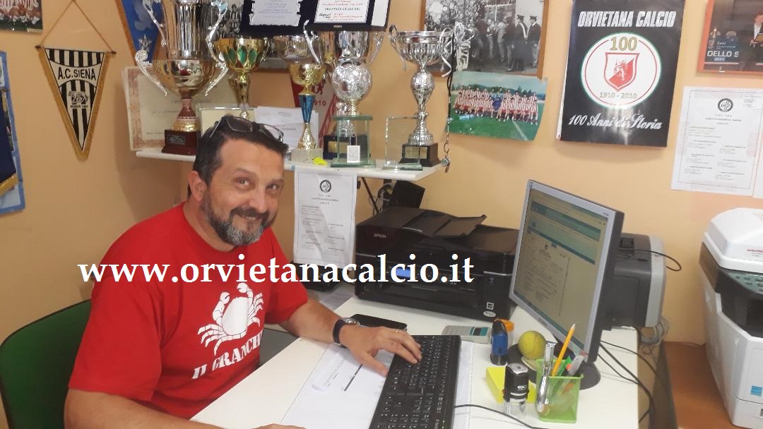 IL NUOVO SEGRETARIO POLITELLA FORMALIZZA L’ISCRIZIONE DELL’ORVIETANA AI CAMPIONATI 2019/20
