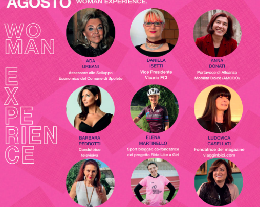 WOMAN EXPERIENCE – SABATO 31 AGOSTO A SPOLETO IL CONVEGNO DEDICATO ALLE DONNE NELLO SPORT, NELL’IMPRENDITORIA, NELLA POLITICA, NELL’ASSOCIAZIONISMO E NELLA SALUTE