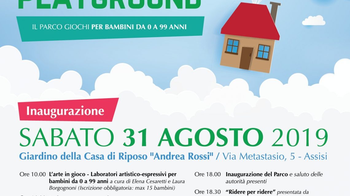 UP – URBAN PLAYGROUND ALLA CASA DI RIPOSO DI ASSISI / SABATO 31 AGOSTO 2019