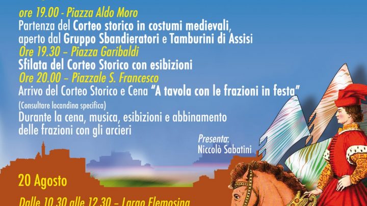 A CASCIA TORNA IN VITA L’ANTICO ‘PALIO DI SANTO SPIRITO’