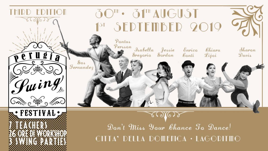 WEEKEND A TUTTO JAZZ A CITTÀ DELLA DOMENICA CON IL ‘PERUGIA SWING FESTIVAL’