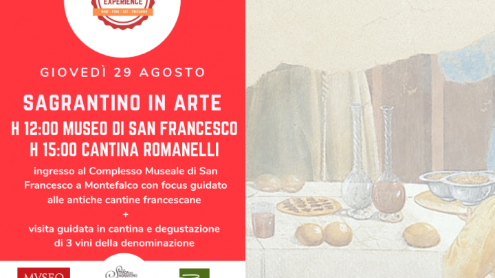 SAGRANTINO EXPERIENCE, NUOVO APPUNTAMENTO TRA ARTE E LEZIONI DI CUCINA