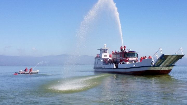 BUSITALIA, UMBRIA: ESERCITAZIONE DI EMERGENZA SUL LAGO TRASIMENO