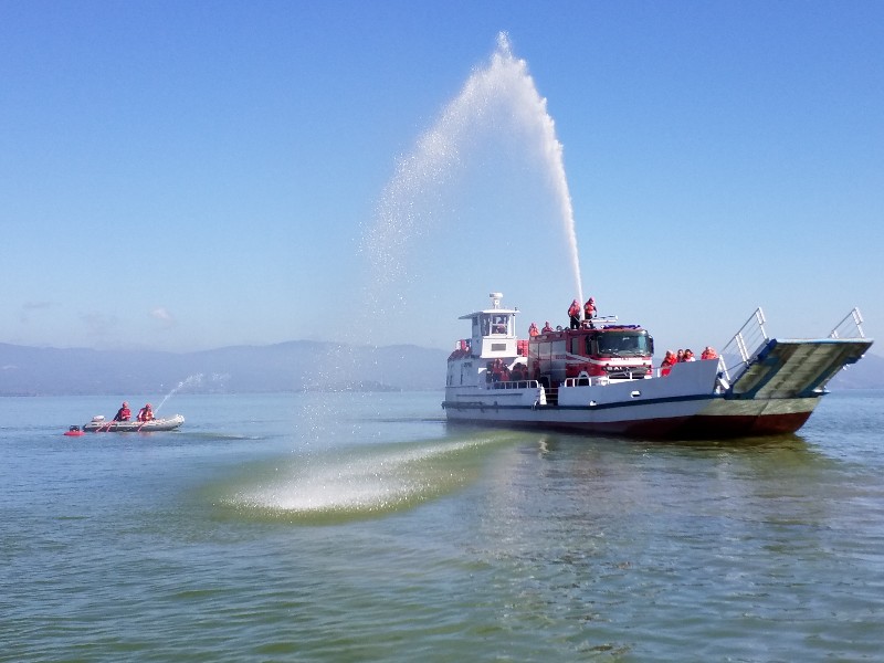 BUSITALIA, UMBRIA: ESERCITAZIONE DI EMERGENZA SUL LAGO TRASIMENO