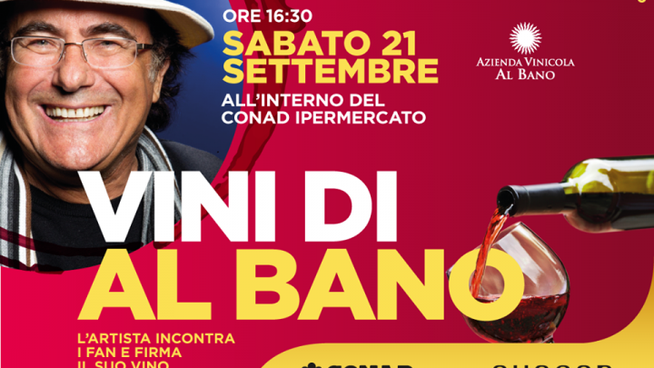 CORCIANO, AL BANO PRESENTERÀ I SUOI VINI AL QUASAR VILLAGE