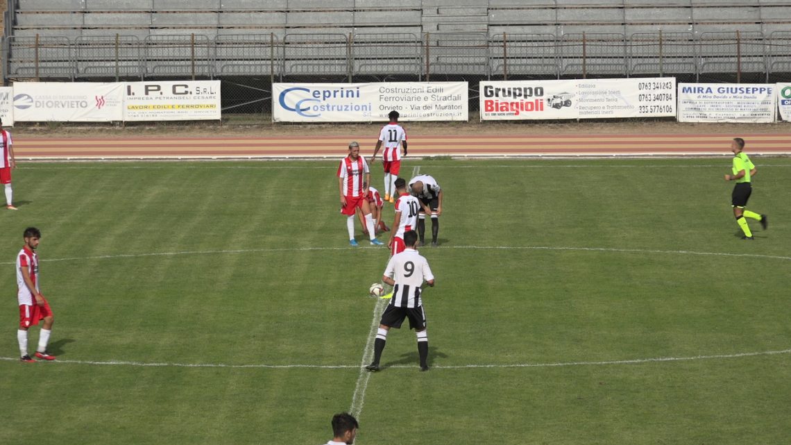 CHIUMARULO: GOL E PALO, UN PRIMO TEMPO BELLO E SFORTUNATO NON BASTA ALL’ORVIETANA