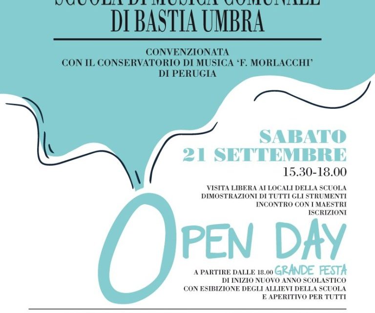 OPEN DAY DELLA SCUOLA DI MUSICA COMUNALE DI BASTIA UMBRA CONVENZIONATA CON IL CONSERVATORIO “F. MORLACCHI” DI PERUGIA