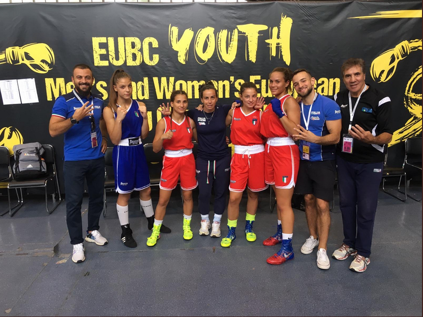 EUROPEO YOUTH M/F SOFIA 2019 – DAY 6 – AZZURRE CALANO IL POKER: 4 NELLE FINALI – BRONZO PER BALDASSI E FIASCHETTI  #ITABOXING