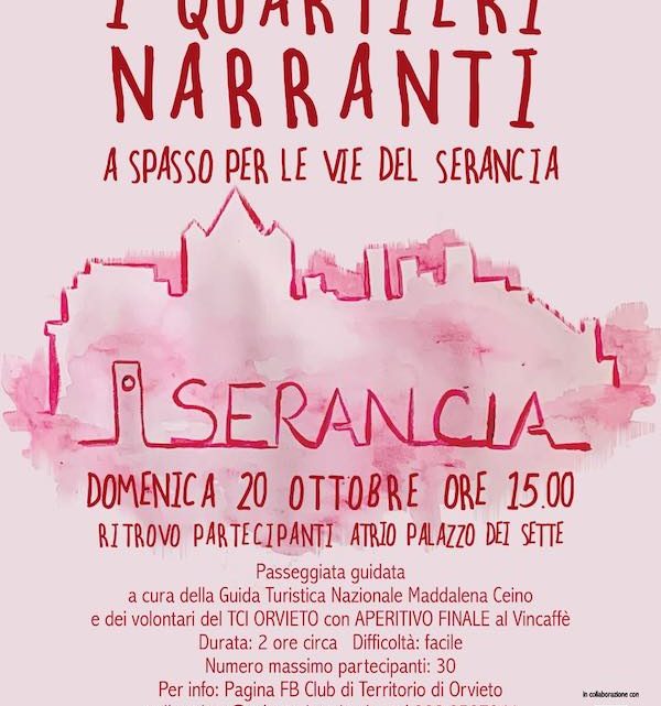 CON “I QUARTIERI NARRANTI” A PASSEGGIO PER LE VIE DEL QUARTIERE “SERANCIA”