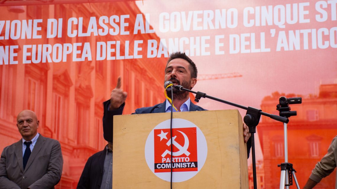 I COMUNISTI IN PIAZZA A ROMA CONTRO IL GOVERNO CONTE: L’INTERVENTO DI ROSSANO RUBICONDI