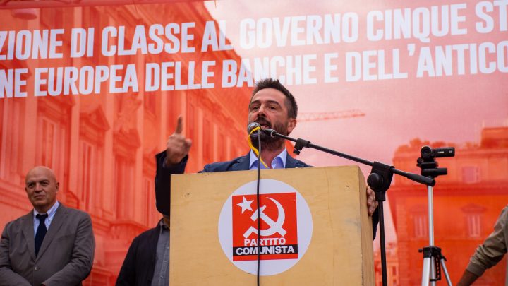 I COMUNISTI IN PIAZZA A ROMA CONTRO IL GOVERNO CONTE: L’INTERVENTO DI ROSSANO RUBICONDI
