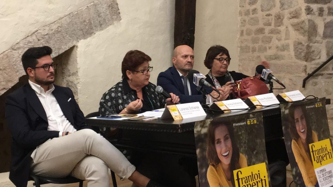 FRANTOI APERTI 2019 DAL 26 OTTOBRE ALL’8 DICEMBRE IN UMBRIA  L’OLIO EXTRAVERGINE D’OLIVA PROTAGONISTA PER 7 WEEKEND