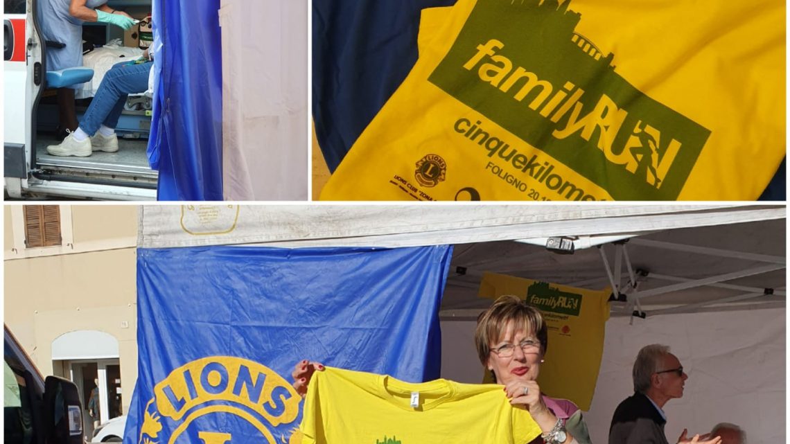 I LIONS PRESENTI CON UN PROPRIO TEAM ALLA MARATONA DI FOLIGNO