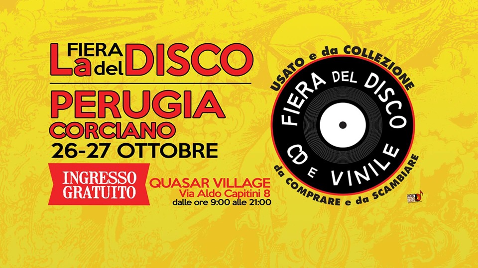 CORCIANO, LA MUSICA PROTAGONISTA AL QUASAR VILLAGE CON LA FIERA DEL DISCO