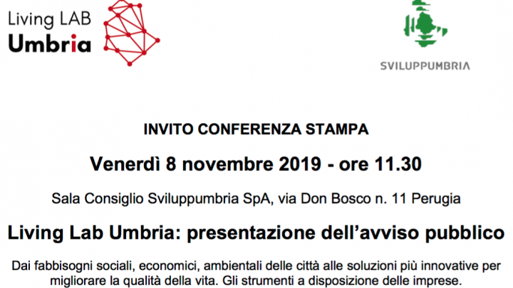 LIVING LAB UMBRIA, SVILUPPUMBRIA PRESENTA GLI STRUMENTI PER LE IMPRESE
