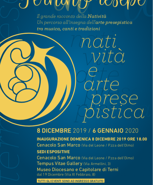 CONTO ALLA ROVESCIA PER “TERNINPRESEPE”. GLI EVENTI CULTURALI E MUSICALI DELL’ASSOCIAZIONE TEMPUS VITAE