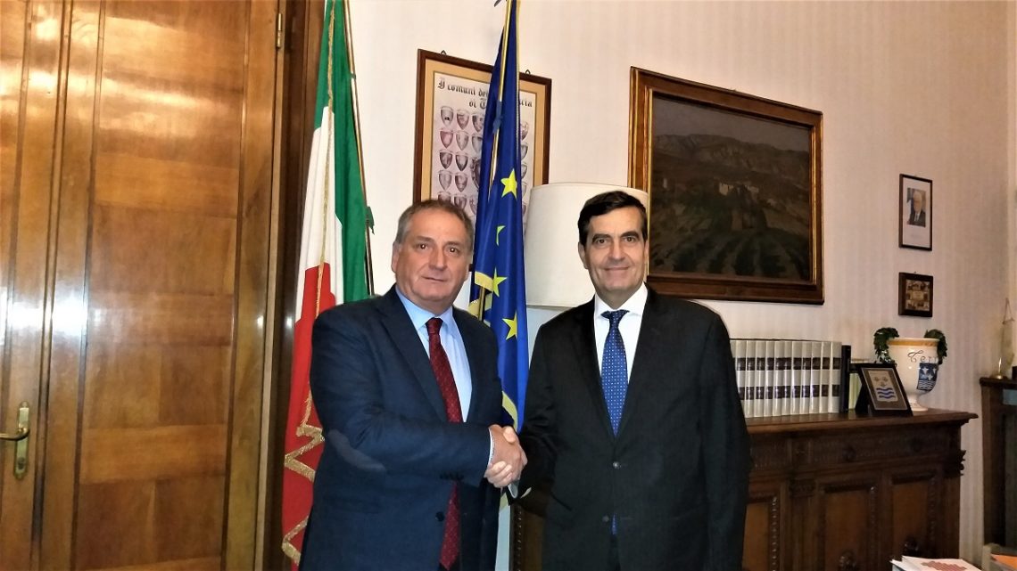 PROVINCIA, PRESIDENTE LATTANZI SALUTA NUOVO PREFETTO SENSI
