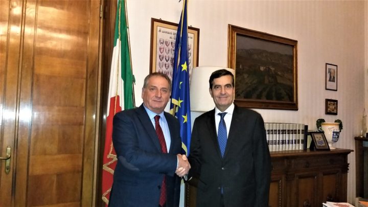 PROVINCIA, PRESIDENTE LATTANZI SALUTA NUOVO PREFETTO SENSI