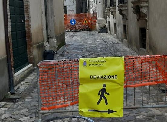AMELIA, LAVORI A VIA REPUBBLICA SARANNO CHIUSI IN ANTICIPO