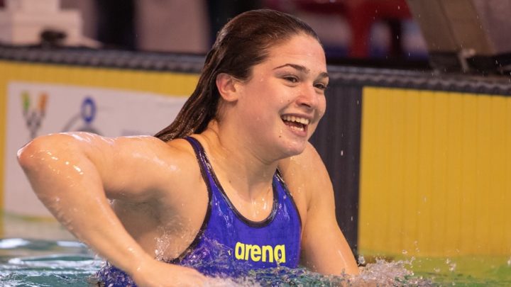 BENEDETTA PILATO INFIAMMA IL 46° TROFEO NICO SAPIO  CON IL RECORD ITALIANO NEI 50 RANA