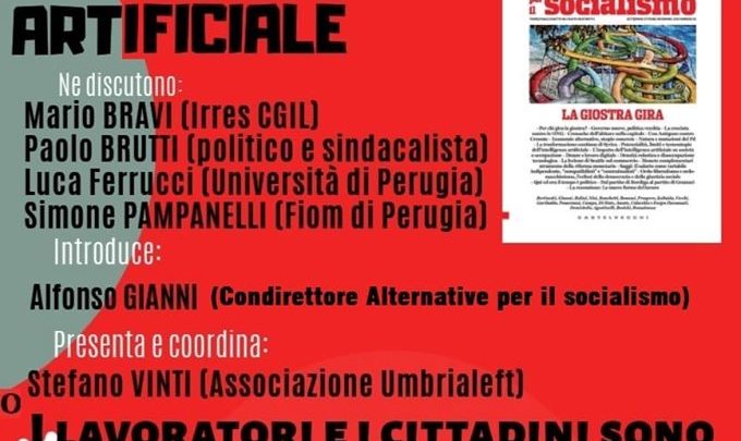 LAVORO, A PERUGIA SI PARLA DI AUTOMAZIONE E INTELLIGENZA ARTIFICIALE