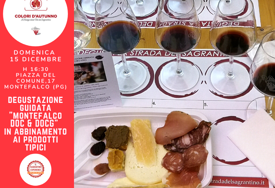 NATALE SEMPRE PIÙ VICINO E A MONTEFALCO SI BRINDA CON IL VINO