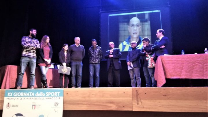 NARNI, ATLETA DELL’ANNO: TUTTI GLI SPORTIVI PREMIATI, EMOZIONE PER RICORDO ROBERTO CAMPANA