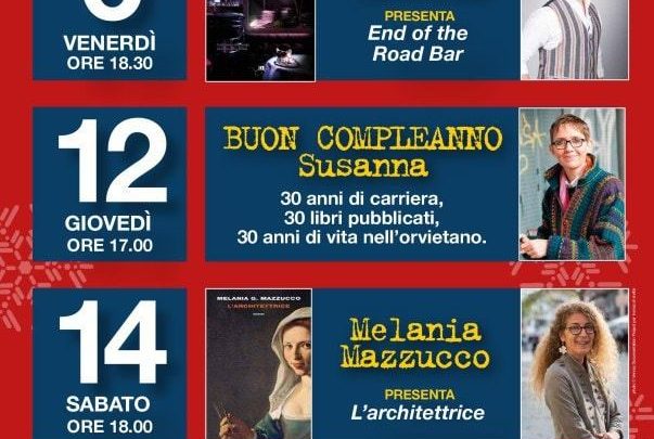 “A NATALE REGALATI ORVIETO”: LA SCRITTRICE MELANIA G. MAZZUCCO A “IL LIBRO PARLANTE”