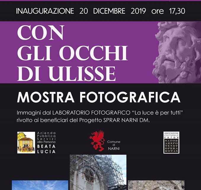 “CON GLI OCCHI DI ULISSE” AL DIGIPASS DI NARNI LA MOSTRA CHE RACCONTA STORIE DI INTEGRAZIONE
