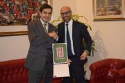 AFFARI ISTITUZIONALI: IL PRESIDENTE SQUARTA HA RICEVUTO IL NUOVO PREFETTO DI TERNI, EMILIO DARIO SENSI