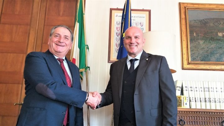 PROVINCIA, PRESIDENTE LATTANZI RICEVE VISITA NUOVO QUESTORE MASSUCCI