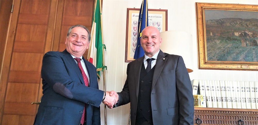 PROVINCIA, PRESIDENTE LATTANZI RICEVE VISITA NUOVO QUESTORE MASSUCCI