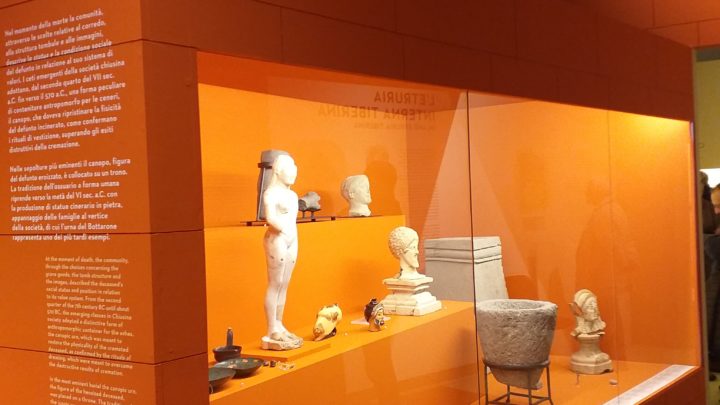 LA “VENERE” DI CANNICELLA DEL MUSEO C. FAINA DI ORVIETO ALLA MOSTRA “ETRUSCHI” PRESSO IL MUSEO CIVICO ARCHEOLOGICO DI BOLOGNA