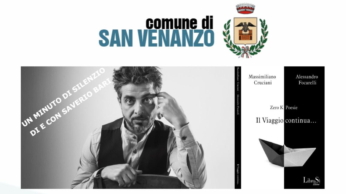 SAN VENANZO, CURE PALLIATIVE ATTRAVERSO ARTE CONTEMPORANEA: EVENTO-SPETTACOLO VENERDÌ CON CRUCIANI, FOCARELLI E BARI