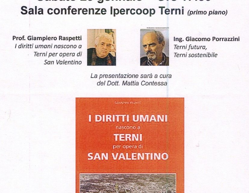 PRESENTAZIONE DEL LIBRO DI GIAMPIERO RASPETTI