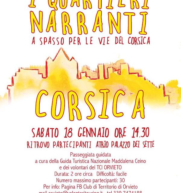 “I QUARTIERI NARRANTI”: PASSEGGIATA PER LE VIE DEL QUARTIERE “CORSICA”