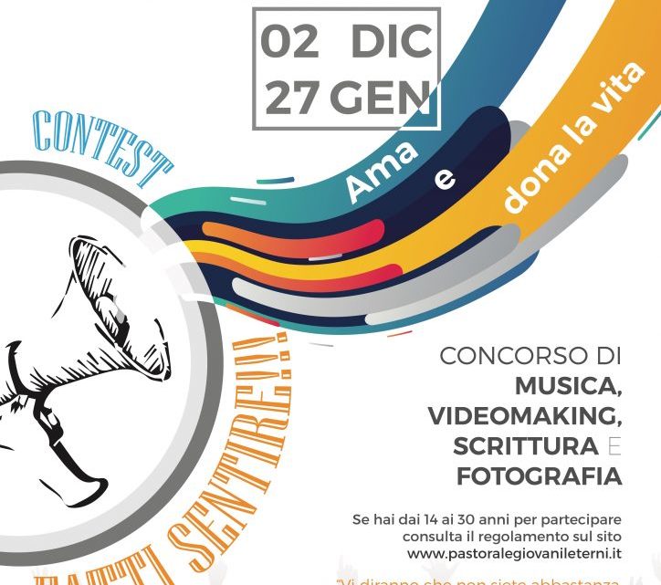 SECONDA EDIZIONE DEL “CONTEST FATTI SENTIRE” DEDICATO AI GIOVANI NELLA FESTA DI SAN VALENTINO.