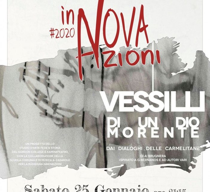 KAMINA TEATRO IN SCENA AL TEATRO DEL CARMINE CON “VESSILLI DI UN DIO MORENTE”