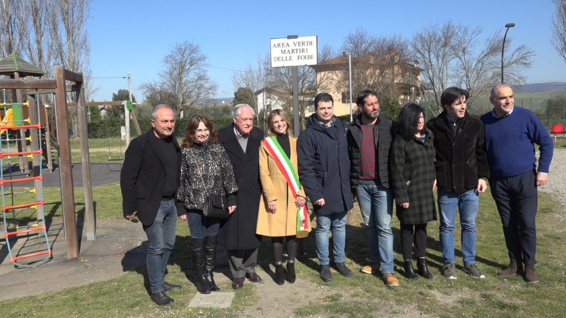 NEL GIARDINO COMUNALE DI SFERRACAVALLO INTITOLATA L’AREA VERDE MARTIRI DELLE FOIBE