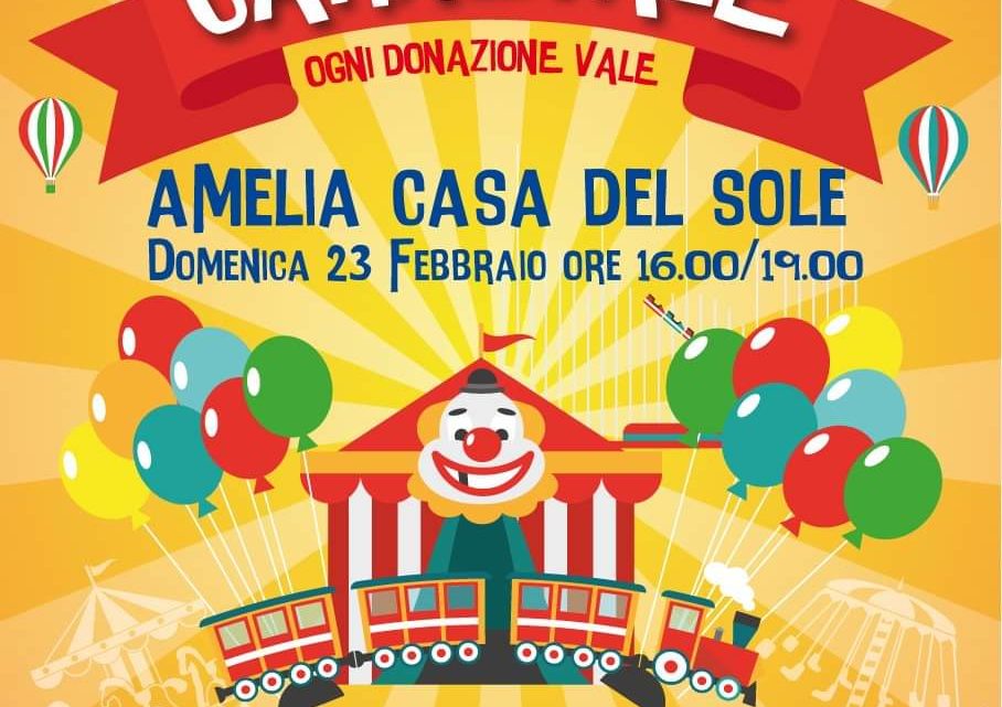“CARNEVALE..OGNI DONAZIONE VALE!” AD AMELIA LA FESTA DI AVIS COMUNALE “GIANNI GONELLA”