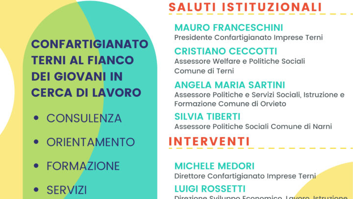COMUNE DI ORVIETO SOTTOSCRIVE PROTOCOLLO D’INTESA PER PROGETTO SOCIALNEET