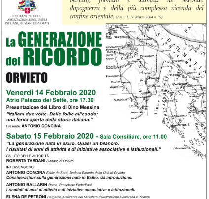 “GIORNO DEL RICORDO”: L’AMMINISTRAZIONE COMUNALE INVITA I CITTADINI A PARTECIPARE ALLE CELEBRAZIONI