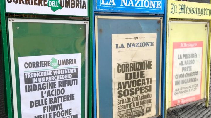 CORRIERE DI SIENA SOSPENDE PUBBLICAZIONI DAL 6 APRILE: LA PROTESTA DELLE ASSOCIAZIONI REGIONALI DI STAMPA TOSCANA, ROMANA E UMBRA. RICHIESTO TAVOLO NAZIONALE URGENTE